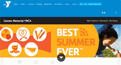 Desktop Screenshot of cannonymca.org